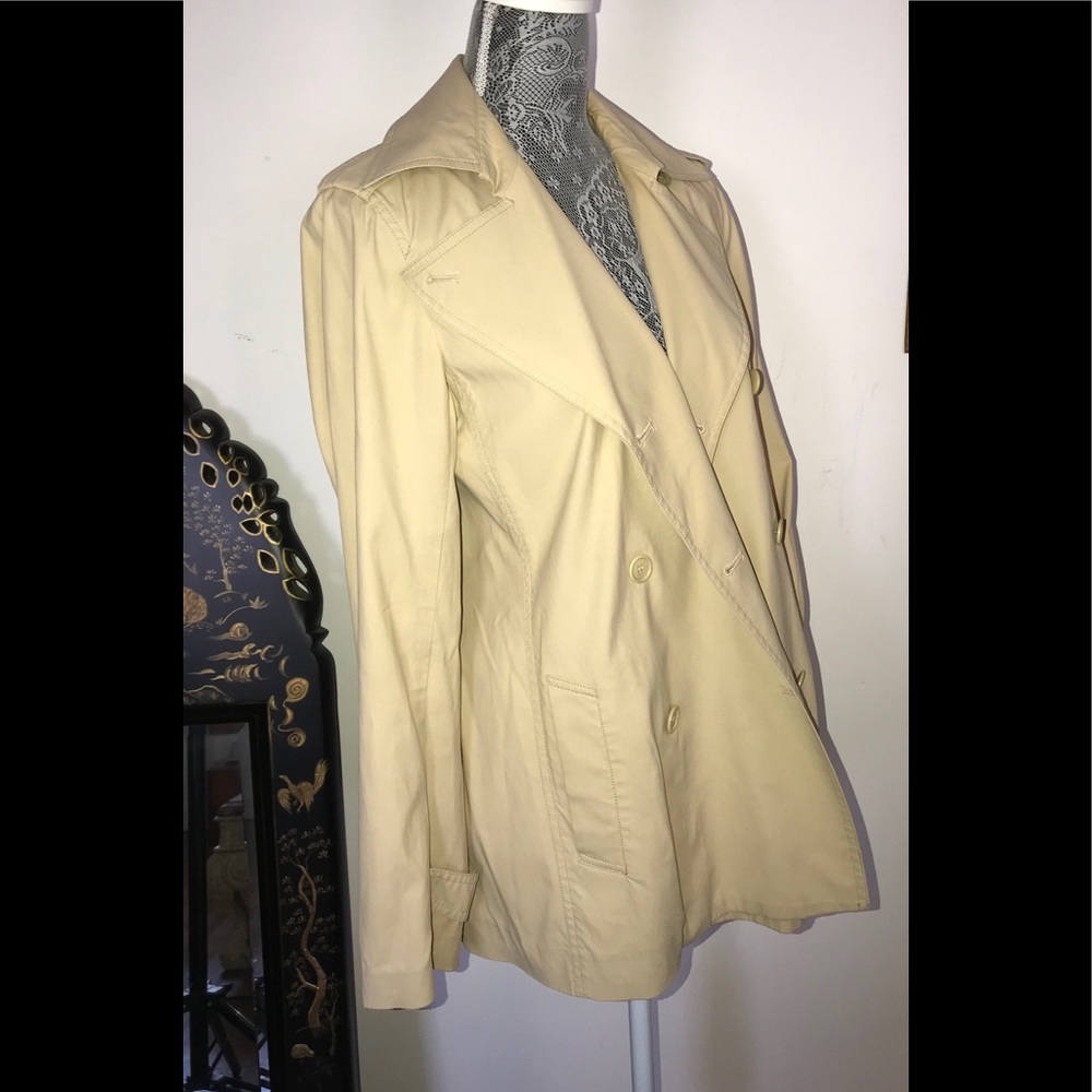 Vintage Theory Double Breasted Short Trench Coat